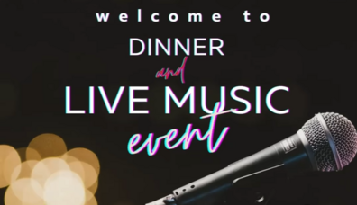 Dinner and live music