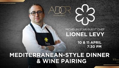 Mediterranean Dinner by Michelin-Starred Chef Lionel Levy 