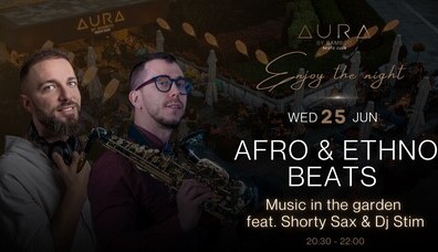 Afro & Ethno beats feat. Dj Stim & Shorty Sax | Music in the garden