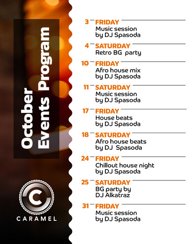 October Events Program
