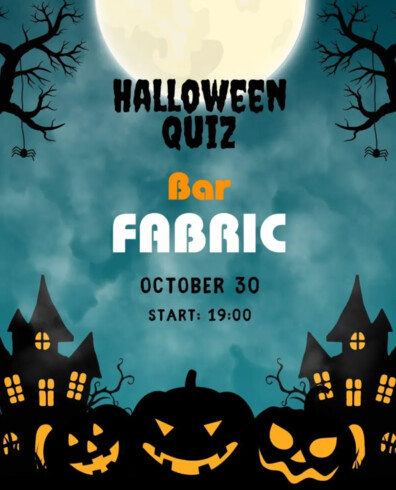HALLOWEEN QUIZ - Fabric Bar HALLOWEEN QUIZ