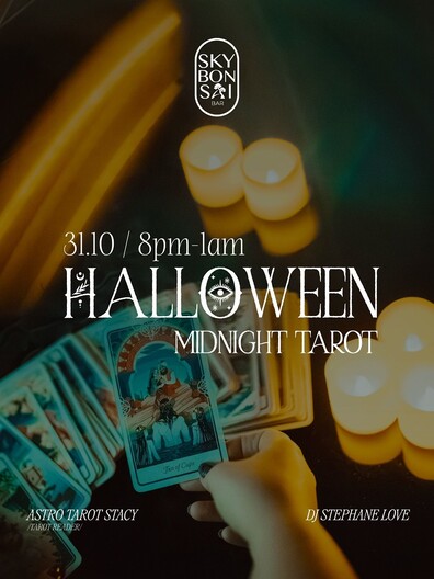 HALLOWEEN: MIDNIGHT TAROT  Sky Bonsai Bar  - HALLOWEEN: MIDNIGHT TAROT