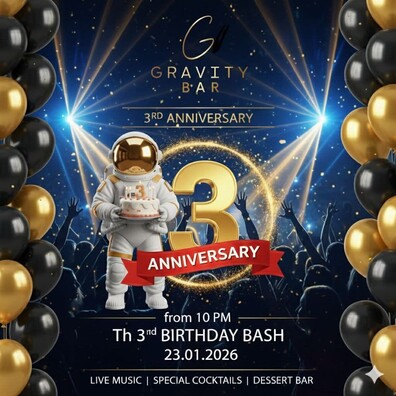 Gravity Bar - Happy Birthday Gravity Bar