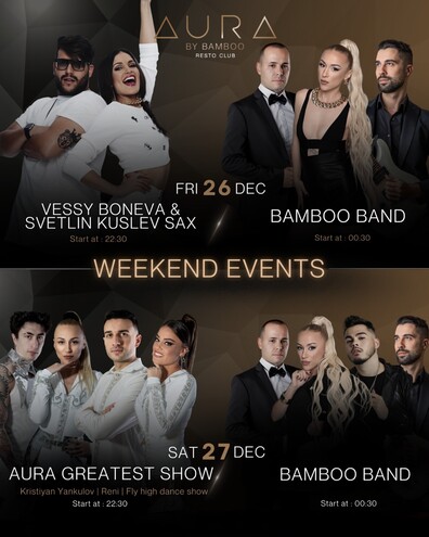 VESSY BONEVA & SVETLIN KUSLEV SAX | AURA GREATEST SHOW