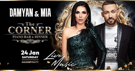 The Corner Piano Bar and Dinner - Damyan & Mia