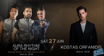 AURA by Bamboo RestoClub - AURA RHYTHM OF THE NIGHT & KOSTAS ORFANIDIS