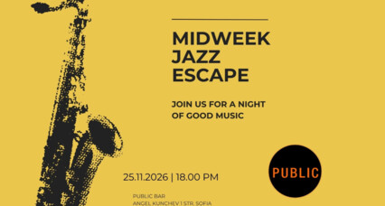 Public Bar - MIDWEEK JAZZ ESCAPE – Smooth Jazz & Blues